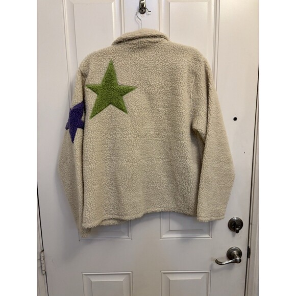 CPFM × MARC JACOBS TATTOO FLEECE JACKET Size: Large Beige unisex teddy Fur - Picture 6 of 12